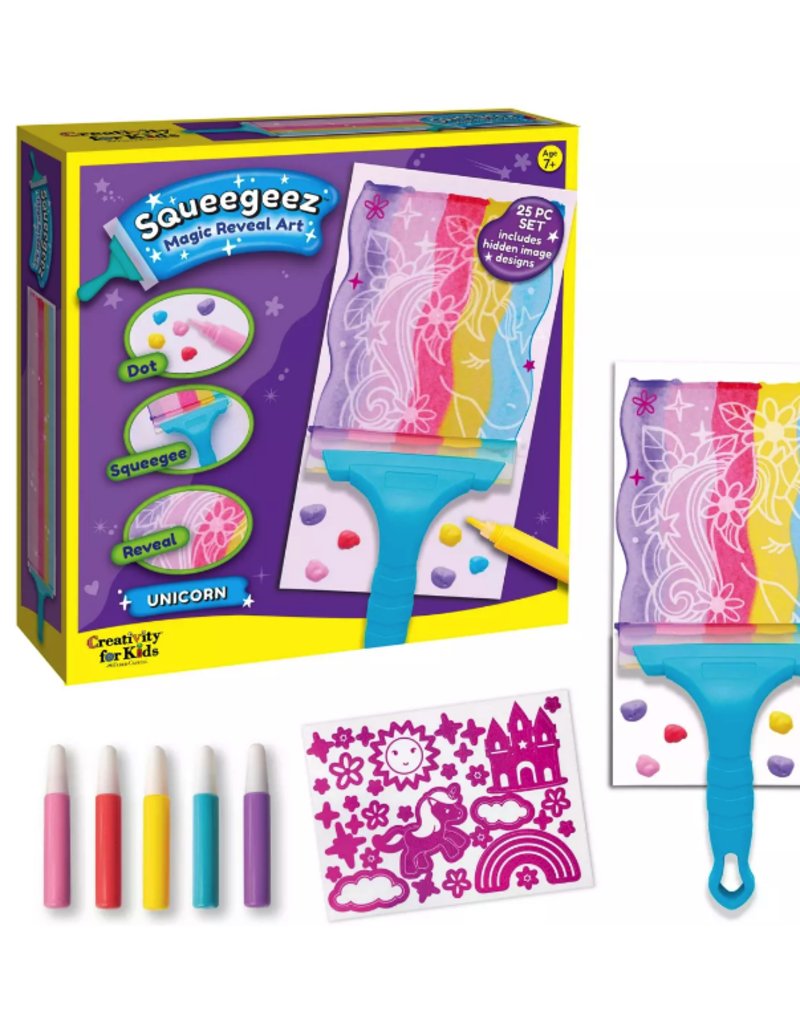 Creativity for Kids Magic Reveal Squeegee Art -  Unicorn