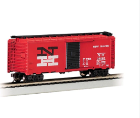 Hobby Bachmann Ho Scale 40' Box car New Heven-Red