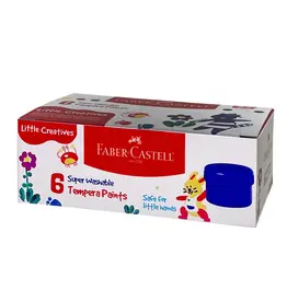 Faber-Castell Art Supplies 6 Super Washable Tempera Paints