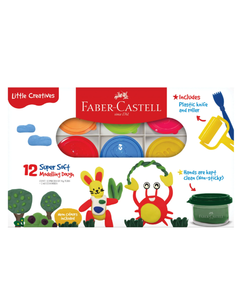 Faber-Castell Craft Kit 12 Super Soft Modeling Dough