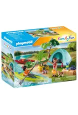 Playmobil Playmobil Family Fun Camping with Campfire