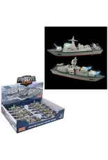 The toy network Die-cast Pull Back Frigate With Light and Sound (Sold Individually; Styles May Vary)