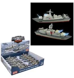 The toy network Die-cast Pull Back Frigate With Light and Sound (Sold Individually; Styles May Vary)
