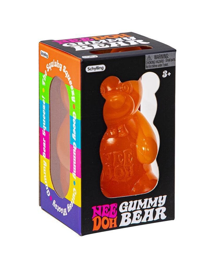Schylling Fidget Nee Doh Gummy Bear (Colors Vary; Sold Individually)