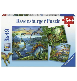 Ravensburger Ravensburger Puzzle Dinosaur Fascination - 3 x 49 Pieces