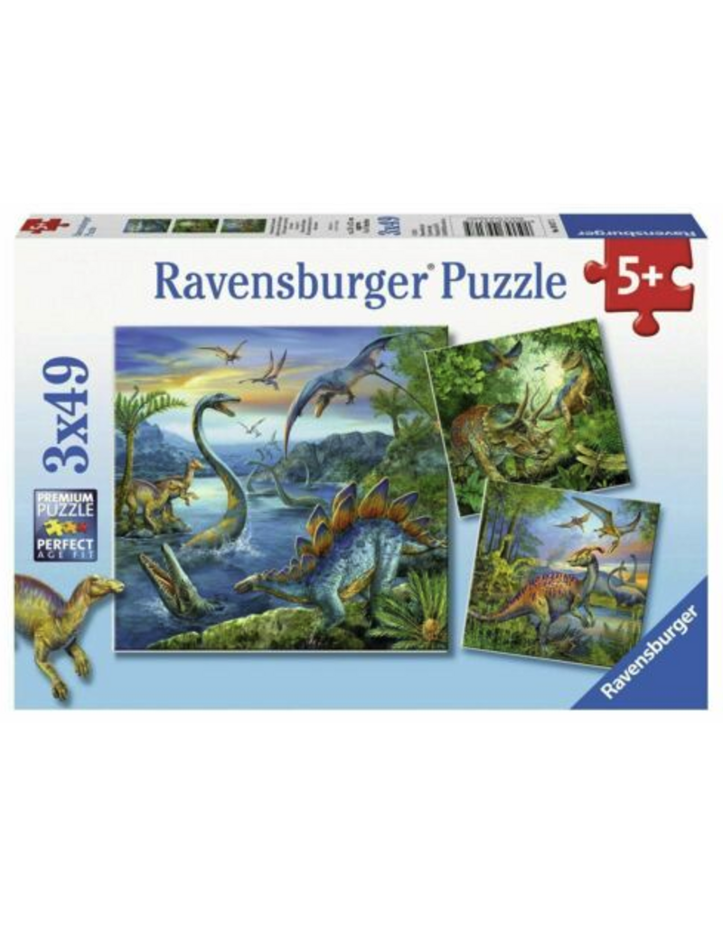 Ravensburger Ravensburger Puzzle Dinosaur Fascination - 3 x 49 Pieces