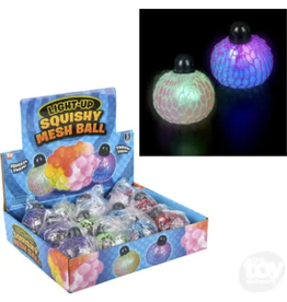 The toy network Novelty Light-up Mesh Grape Ball (2.33"; Sold Individually; Colors Vary)