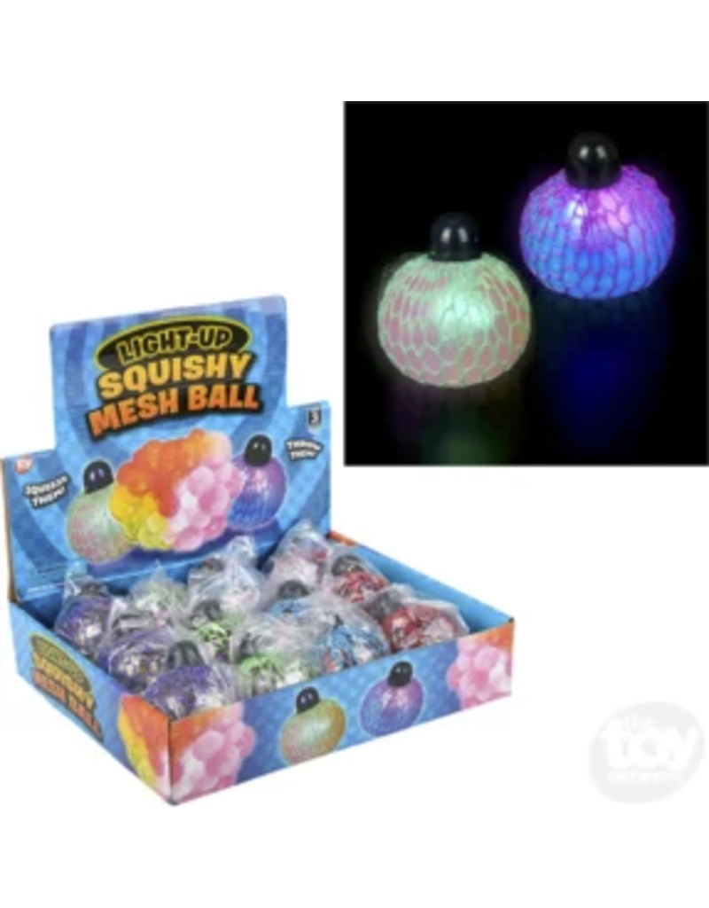 The toy network Novelty Light-up Mesh Grape Ball (2.33"; Sold Individually; Colors Vary)