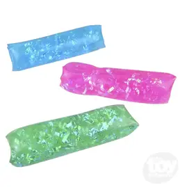 Rhode Island Novelty Fidget Water Wiggler/Snake - Jumbo Sparkle (8"; Sold Individually; Assorted Colors)