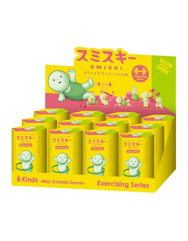 Dreams Smiski - Glow In The Dark - Exercising (Sold Individually)