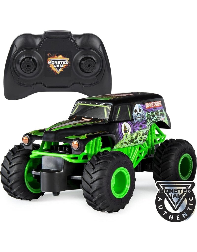 Spin Master Monster Jam Grave Digger Remote Control Monster Truck (1:24 Scale)