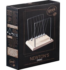 Heebie Jeebies Scientific Newton's Cradle Beach Timber (14 cm)