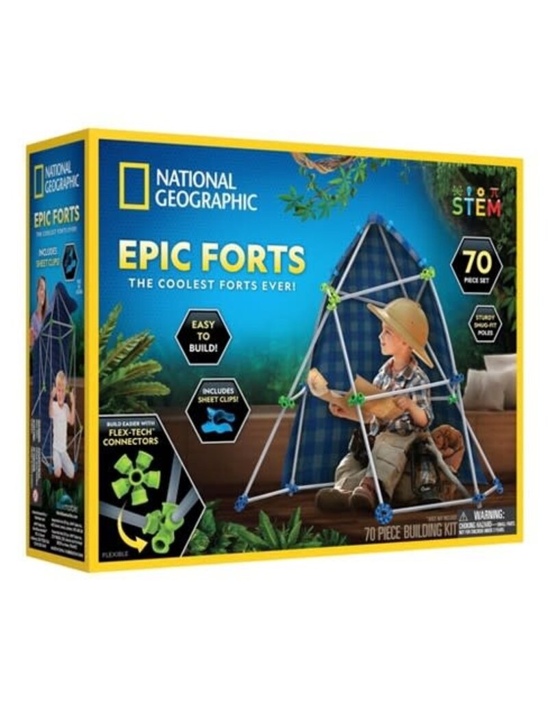 National Geographic National Geographic Epic Forts Building Kit (70 Pcs)