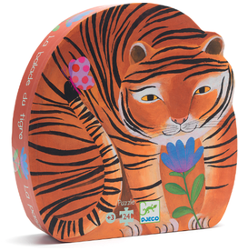 DJECO Puzzle Silhouette The Tiger's Walk