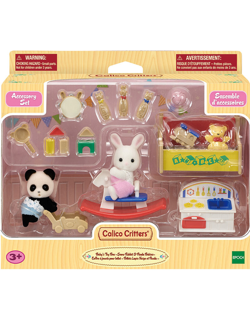 Calico Critters Calico Critter Baby's Toy Box Snow Rabbit & Panda Babies