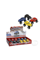 The toy network Die-cast Pull Back Big Wheel VW Beetle (5"; Colors Vary; Sold Individually)