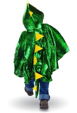Creative Education (Great Pretenders) Toddler Dragon Cape Green Metallic Size 2-3T