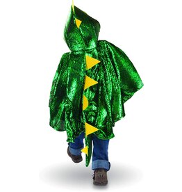 Creative Education (Great Pretenders) Toddler Dragon Cape Green Metallic Size 2-3T