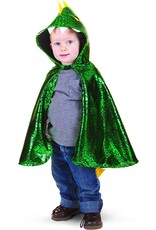 Creative Education (Great Pretenders) Toddler Dragon Cape Green Metallic Size 2-3T