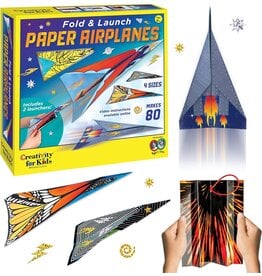 Creativity for Kids Craft Kit Fold & Launch Stunt Squadron Paper Airplanes