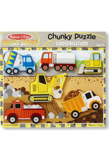 Melissa & Doug Chunky Puzzle - Construction