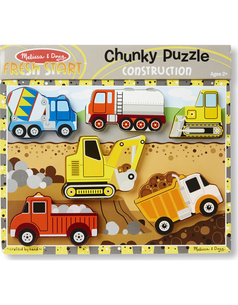 Melissa & Doug Chunky Puzzle - Construction