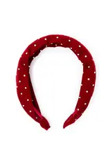 Creative Education (Great Pretenders) Costume Accessory Sparkle Red Velvet Headband