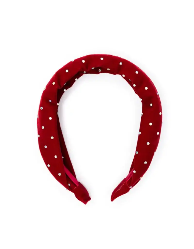 Creative Education (Great Pretenders) Costume Accessory Sparkle Red Velvet Headband