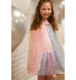 Creative Education (Great Pretenders) Costume Ombre Sequins Cape (Size 4-6)