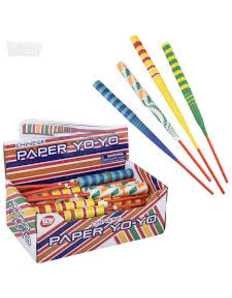 The toy network Novelty Chinese Paper Yoyo (7")