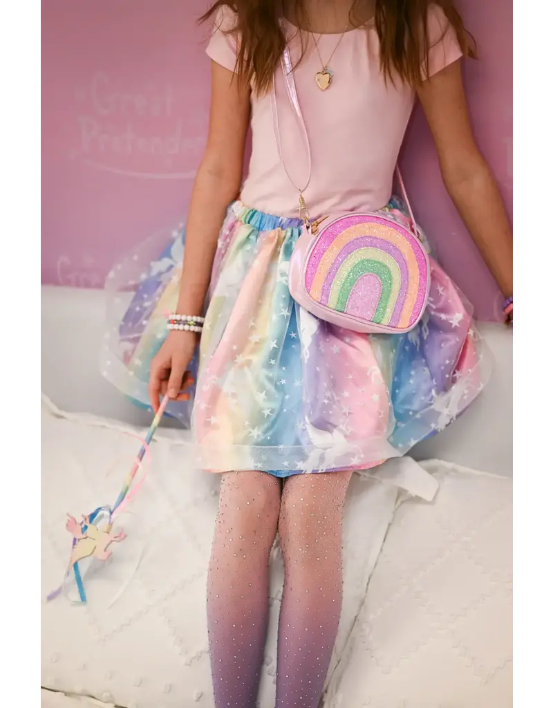 Creative Education (Great Pretenders) Costume Enchanted Unicorn Skirt and Wand (Size 4-6)