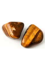 Squire Boone Village Rock/Mineral  - Tiger's Eye Tumbled  (Large)