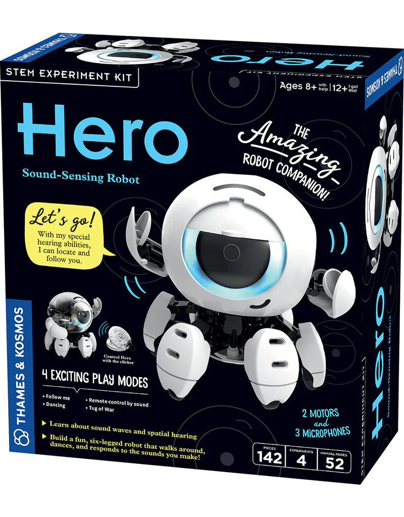 Thames & Kosmos Science Kit Hero: Sound-Sensing Robot