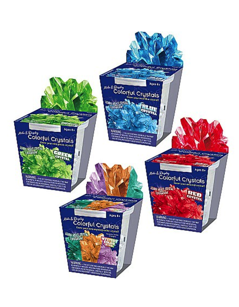 Thames & Kosmos Science Kit Make & Display: Colorful Crystals (Colors Vary)