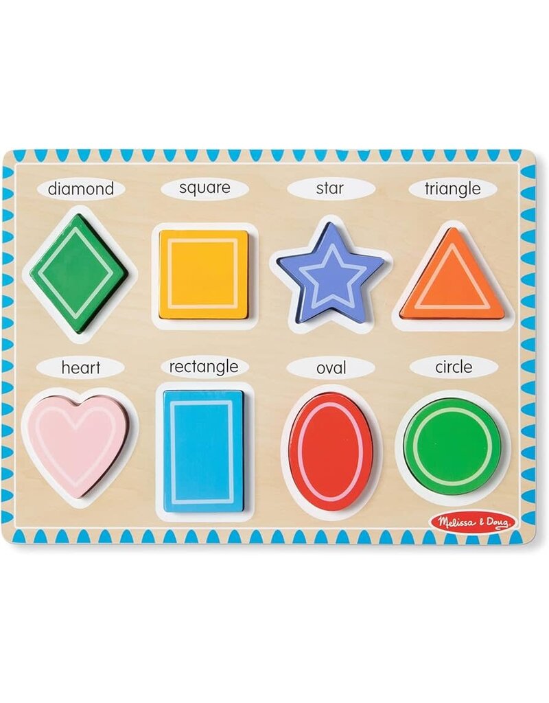 Melissa & Doug Chunky Puzzle - Shapes