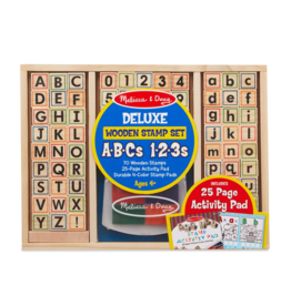 Melissa & Doug Wooden ABC Activity Stamp Set