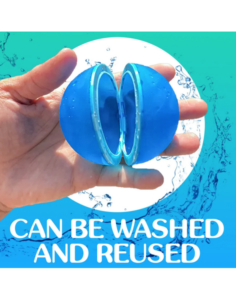 Lelaffet Happy Water Bombs Reusable - Refill in 1 Second (Eco Friendly, Biodegradable and Chemical Free)