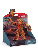 Schleich Figure Lava Golem with Weapon