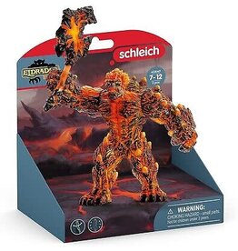 Schleich Figure Lava Golem with Weapon