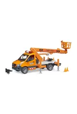 Bruder Bruder Service Truck/Crane,  w/ Man Basket
