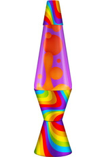 Schylling Lava Lamp Classic - Wavy Rainbow Decal on Base and Cap  - 14