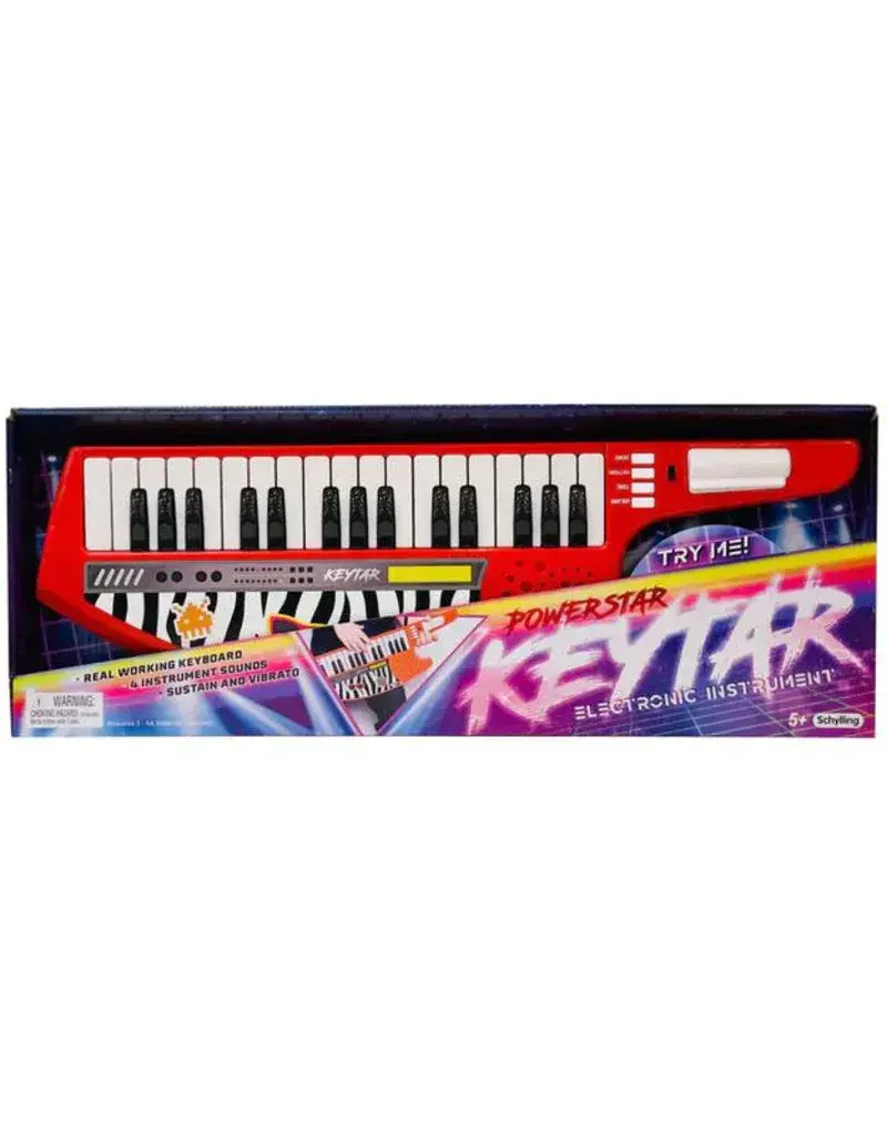 Schylling Toys Musical Instrument Powerstar Keytar
