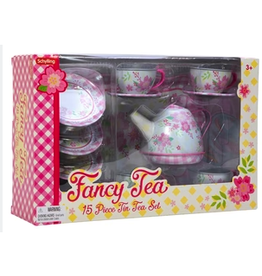 Pretend Play Fancy Tin Tea Set