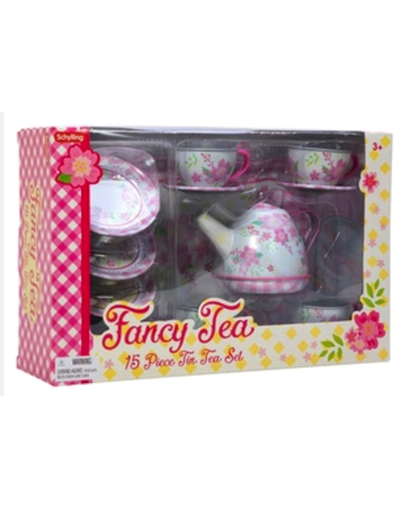 Pretend Play Fancy Tin Tea Set