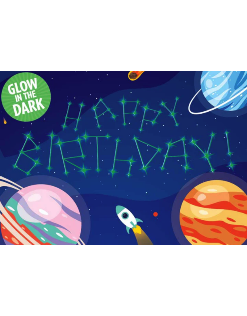 Playhouse Card - Happy Birthday - Glow in the Dark Stars