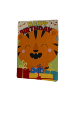 Playhouse Card - Happy Birthday - Tiger Foil