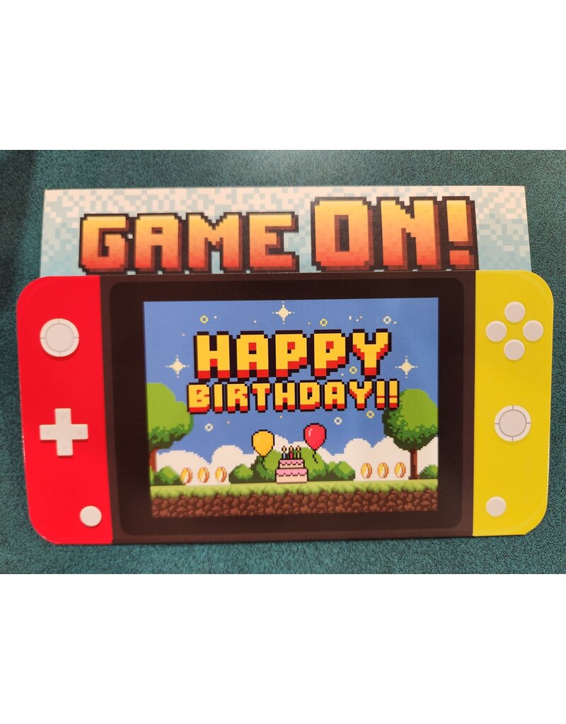 Playhouse Card - Happy Birthday - Game On