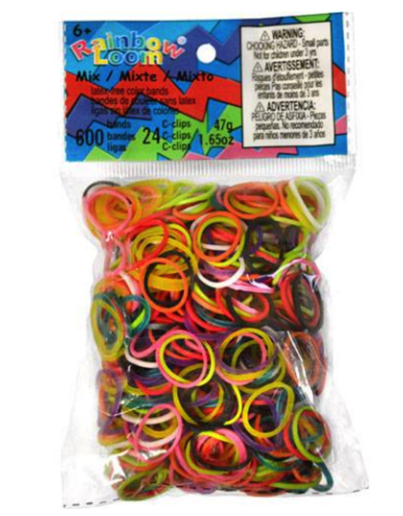 Rainbow Loom Craft Kit Rainbow Loom Solid Bands-Mix