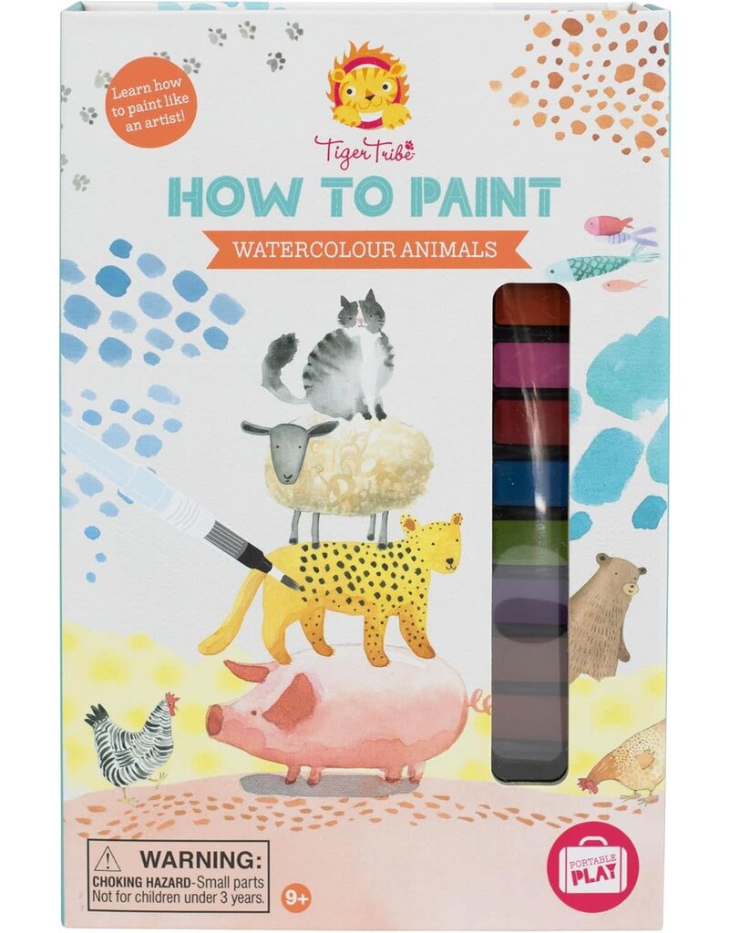 Tiger Tribe Artistic Tiger Tribe How to Paint - Watercolor Animals