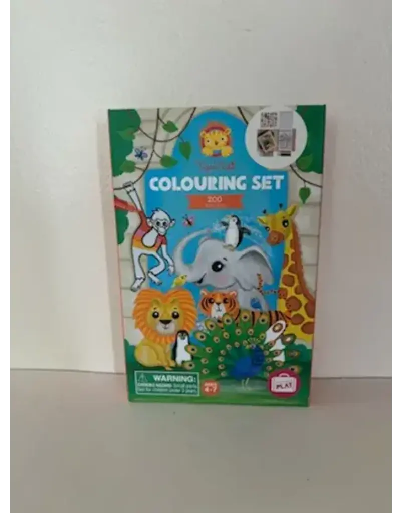 Tiger Tribe Colouring Set - Zoo